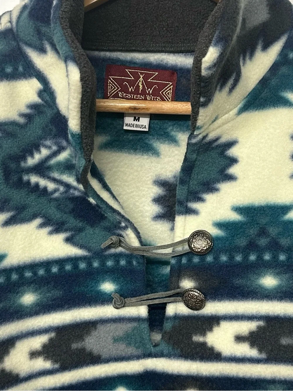 Western Wits Fleece Pullover Long Sleeve Western Ranch Cozy Sweatshirt